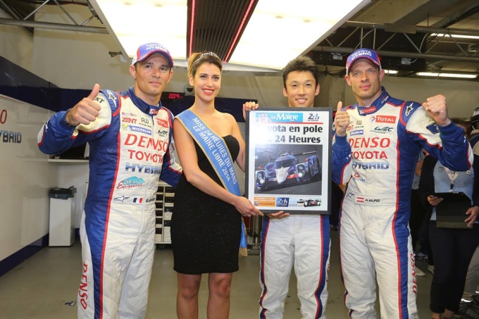 Toyota pole 24H Le Mans 2014